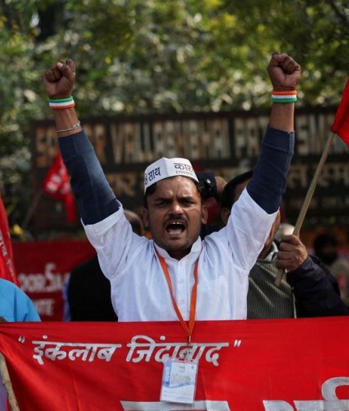 India’s labour overhaul sparks nationwide union protests