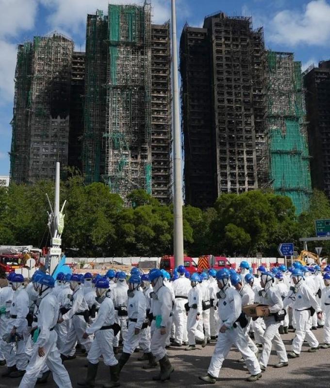 China launches campaign against fire hazards in high-rise buildings after Hong Kong tower tragedy