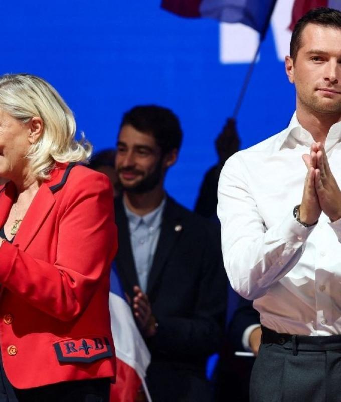 France’s far-right leader hit by egg, days after flour attack