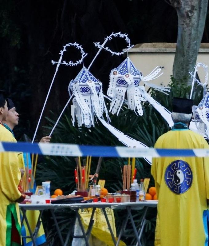 Hong Kong detains 13 over deadly apartment fire, cites substandard renovation materials