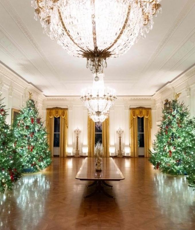 White House Christmas scaled back after East Wing demolition, Melania Trump says home is in the heart
