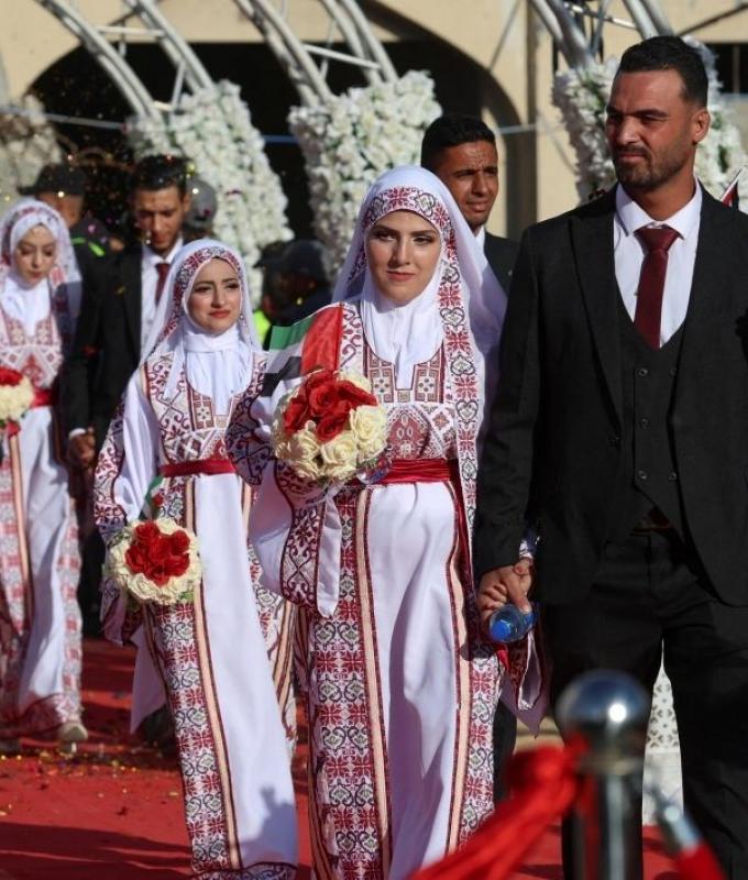 ‘Joy will rise again’: Mass wedding brings hope to war-scarred Gaza