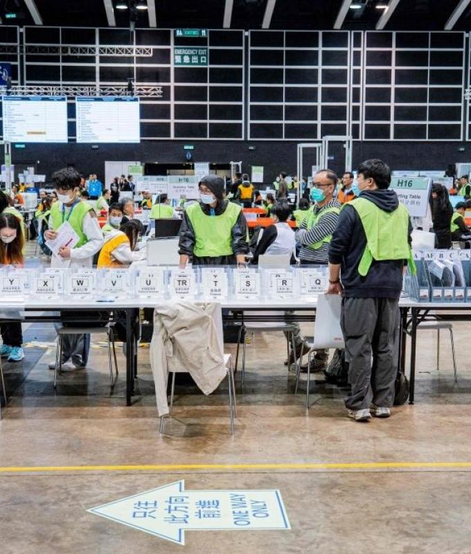 Hong Kong legislative election sees second-lowest turnout amid aftermath of deadly fire