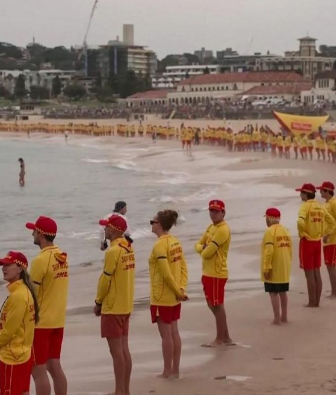 Australia stops in silence for Bondi Beach shooting victims