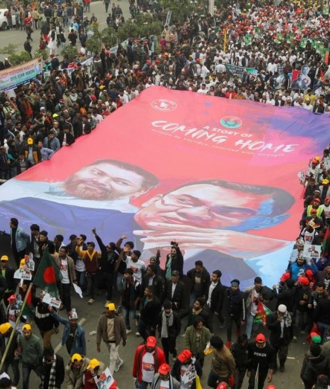 Bangladesh PM hopeful Tarique Rahman returns home after 17 years — and Dhaka turns out in force