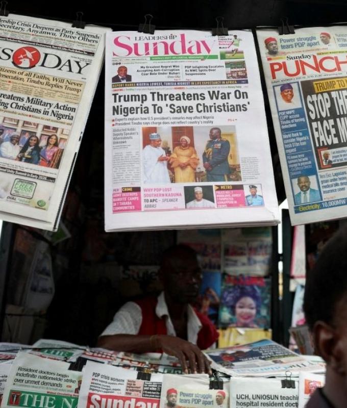 Trump announces ‘powerful and deadly’ US strikes on Islamic State militants in Nigeria