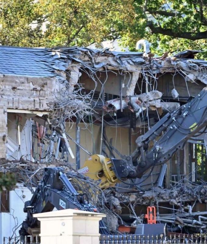 Trump’s US$400m East Wing ballroom plan faces lawsuit, White House to unveil plans in January