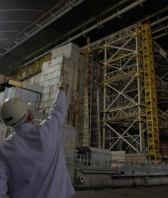 Chernobyl’s safety shield was meant to last a century — war has changed that