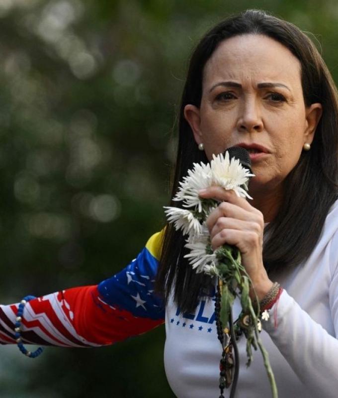 Trump expects to meet Venezuelan opposition leader Maria Corina Machado next week