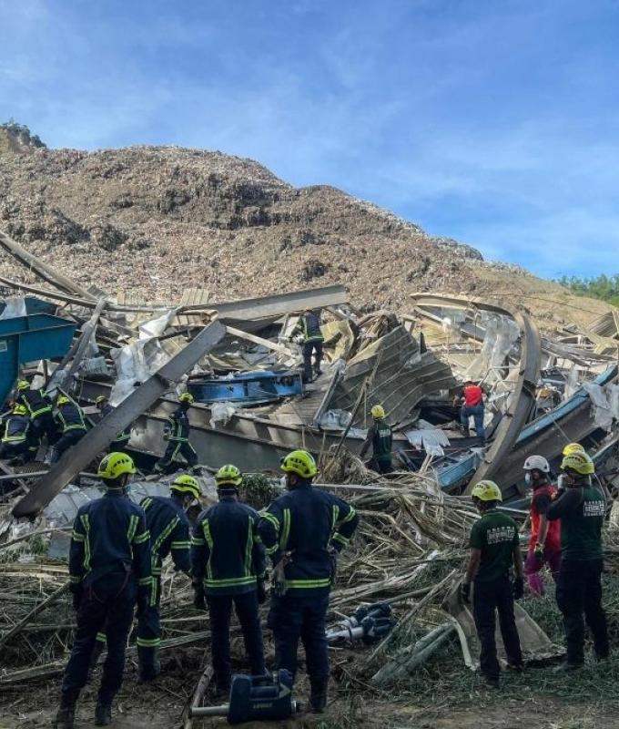 Dozens buried after massive landfill collapse in Philippines, death toll rises