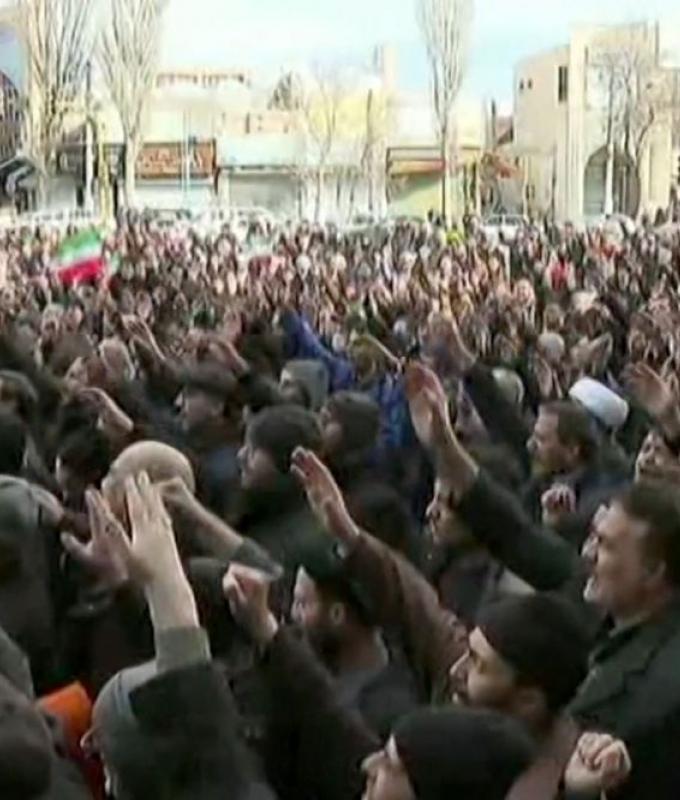 Video shows bodies piling outside Tehran morgue as rights groups allege mass killings