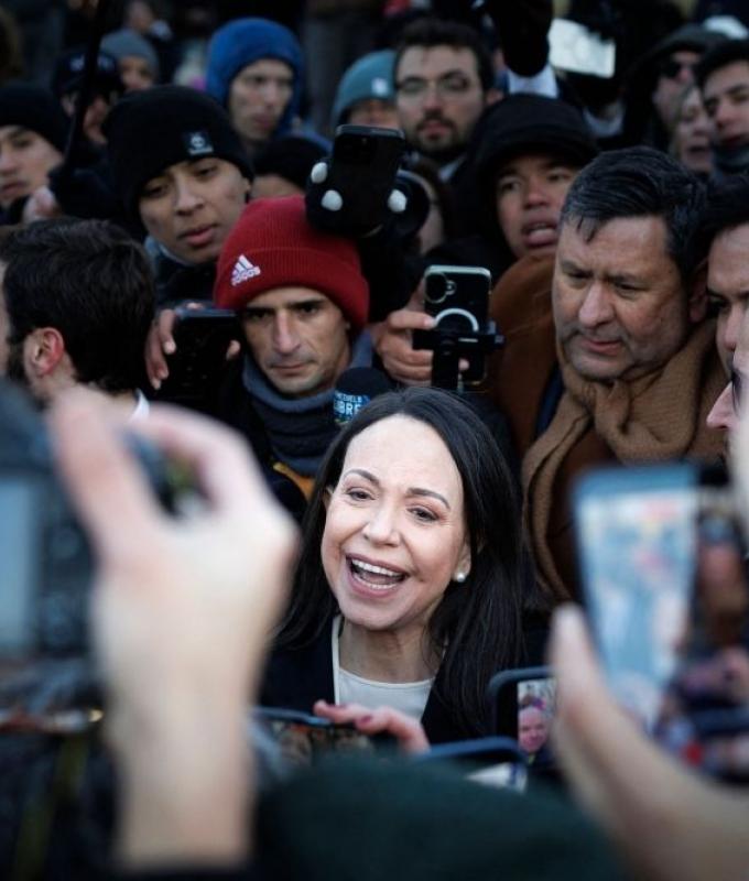 Machado hands Trump her Nobel medal in unusual bid for US support