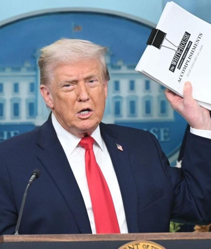 ‘God is very proud of the work I have done’: Trump marks first year back with grievances