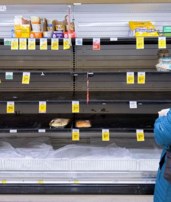 Freeze is coming: Americans clear shelves as monster storm looms
