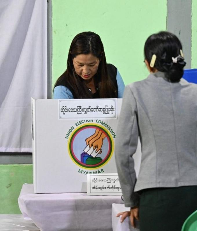 Myanmar votes today in final election phase critics say entrenches army rule