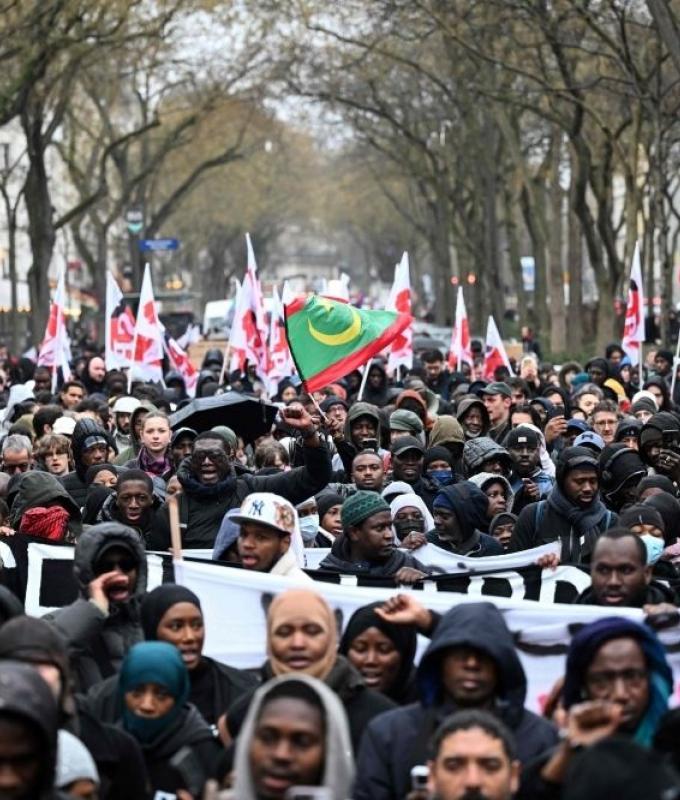 Thousands protest in Paris after death of Mauritanian man in police custody