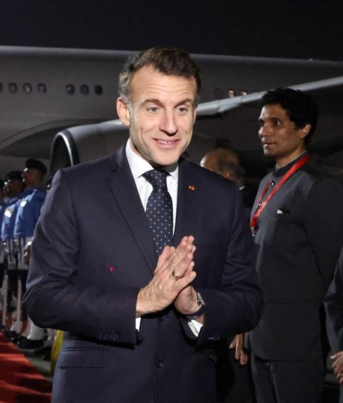 Macron begins India visit with AI cooperation talks and potential multibillion Rafale jet deal