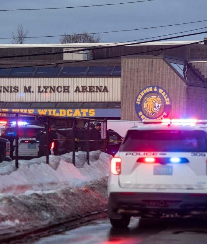 Two killed, three wounded in shooting at US ice rink during high school game