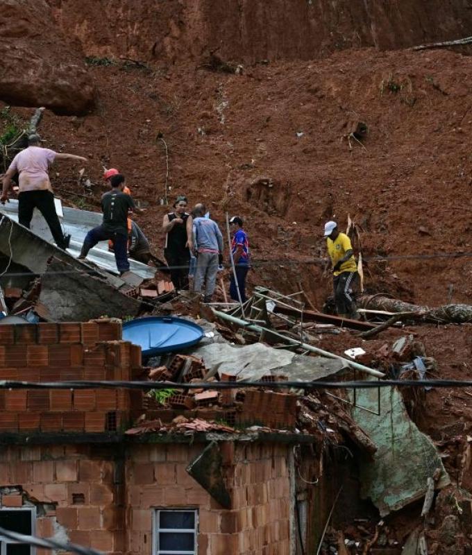 Torrential rains unleash deadly landslide in Brazil, leaving dozens dead and scores missing in Minas Gerais