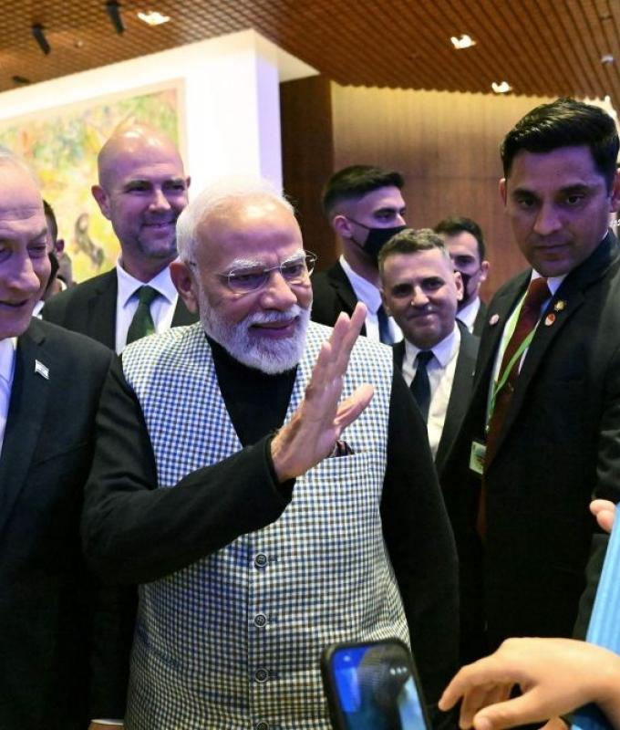 Modi backs Israel ‘firmly’ as he seeks to deepen trade and defence ties, drawing criticism at home