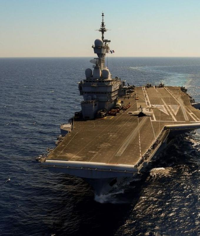 France deploys aircraft carrier to Mediterranean as Macron warns of conflict spillover