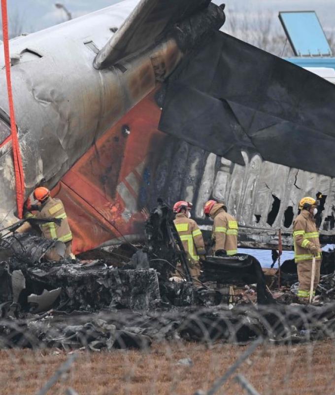 Jeju Air disaster blamed on concrete structure built to reduce costs, state report says