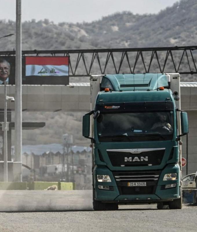 Iranian truckers face long detours as air strikes close usual border crossings