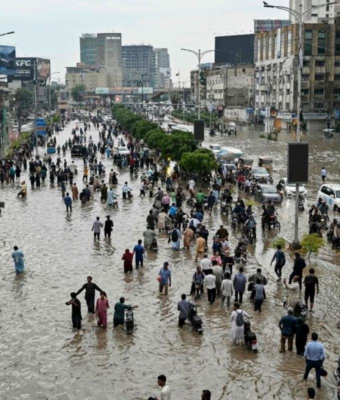 Karachi battered by rare March storms as heavy rain, wind claim at least 18 lives