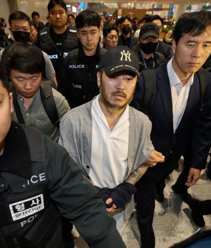 Alleged kingpin Park Wang-yeol — who inspired ‘Roundup 2’ and ‘Casino’ villains — hauled back to South Korea