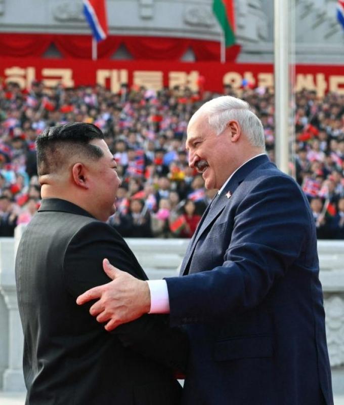 North Korea’s Kim rolls out red carpet for Belarusian leader, signals tighter anti-West ties