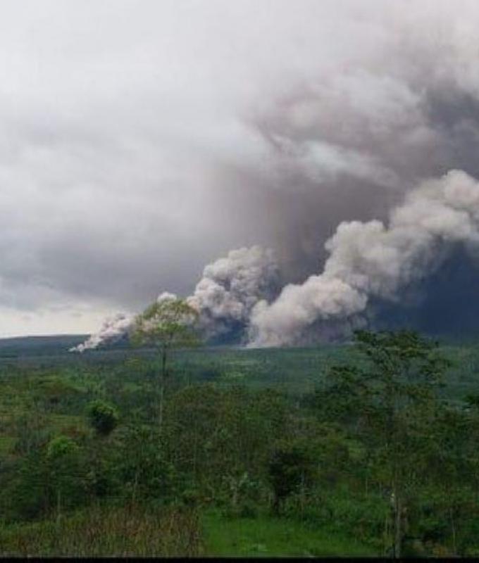 Java’s highest peak Semeru erupts again, Indonesian authorities issue Level 3 alert warning