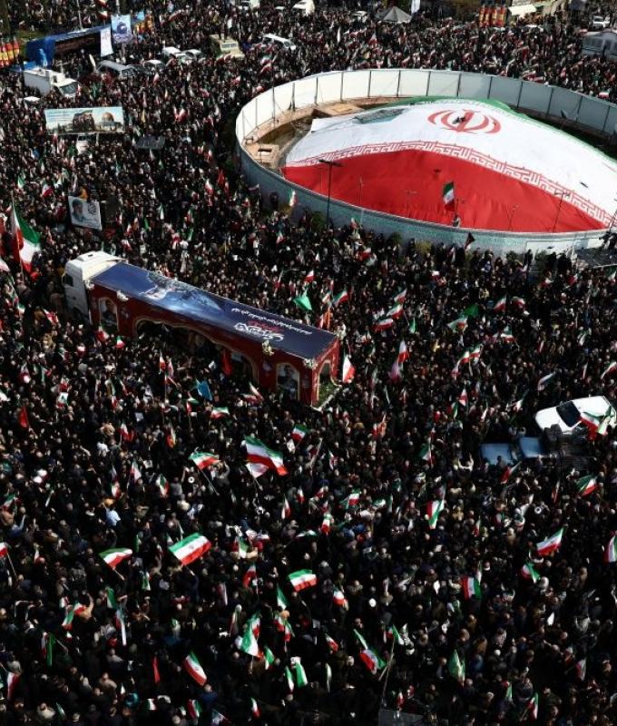 Iranians vow to ‘resist until the end’ at Guards naval chief’s funeral