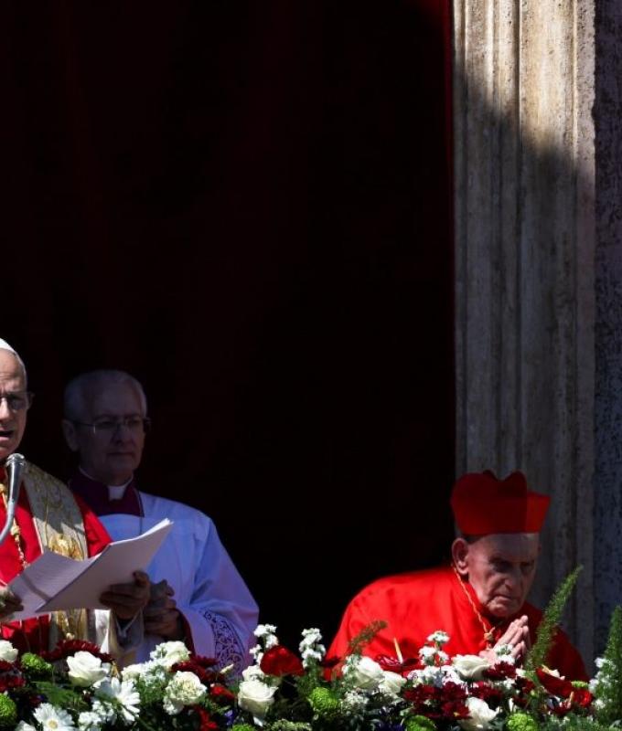 On Easter, Pope Leo urges world leaders to end wars, renounce conquest