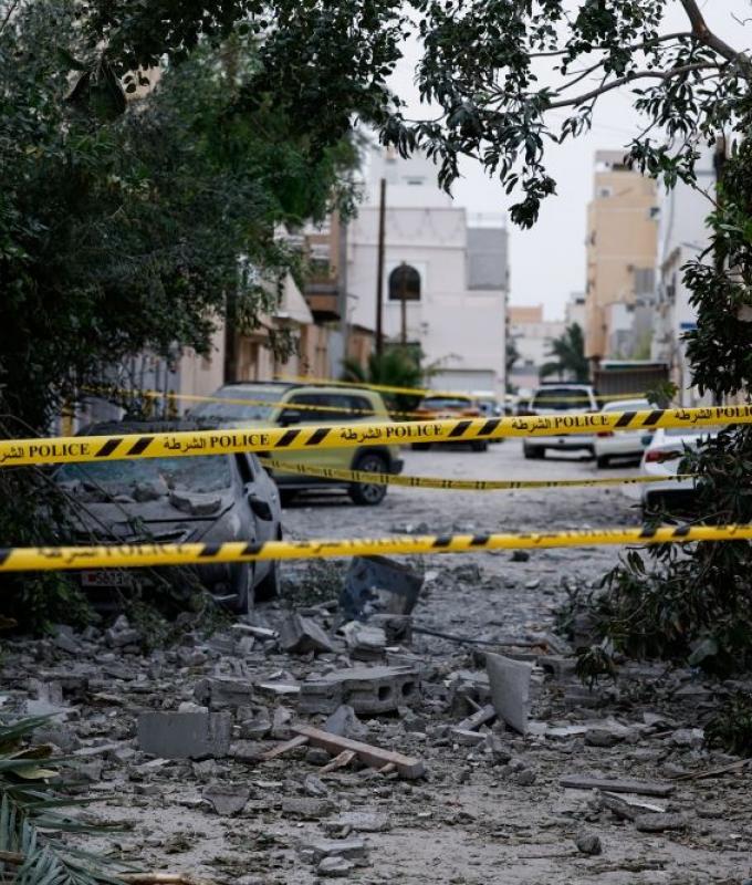 Bahrain reports injuries from Iranian drone fire despite US-Iran ceasefire announcement