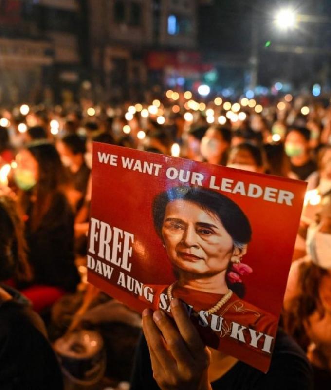 Myanmar frees ex-president Win Myint as Suu Kyi sentence reduced in amnesty