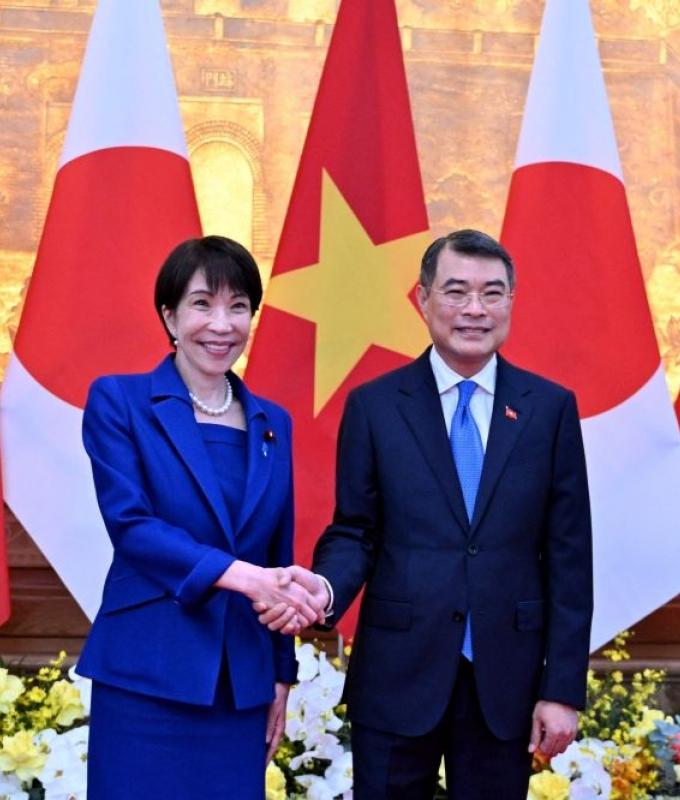 Takaichi visits Hanoi for talks with Vietnamese leaders amid Japan’s concerns over investment slump