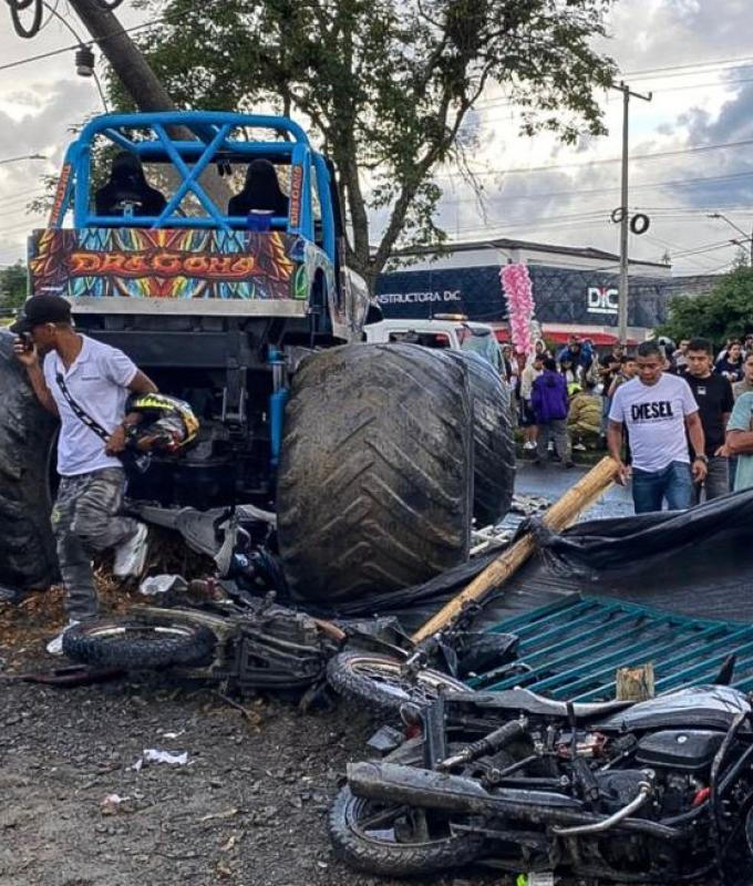 Colombia monster truck show goes wrong killing three, including child celebrating birthday