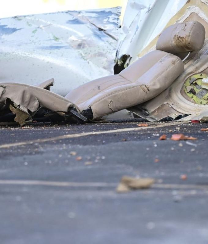 Brazil small plane crashes into apartment building, three dead including pilots