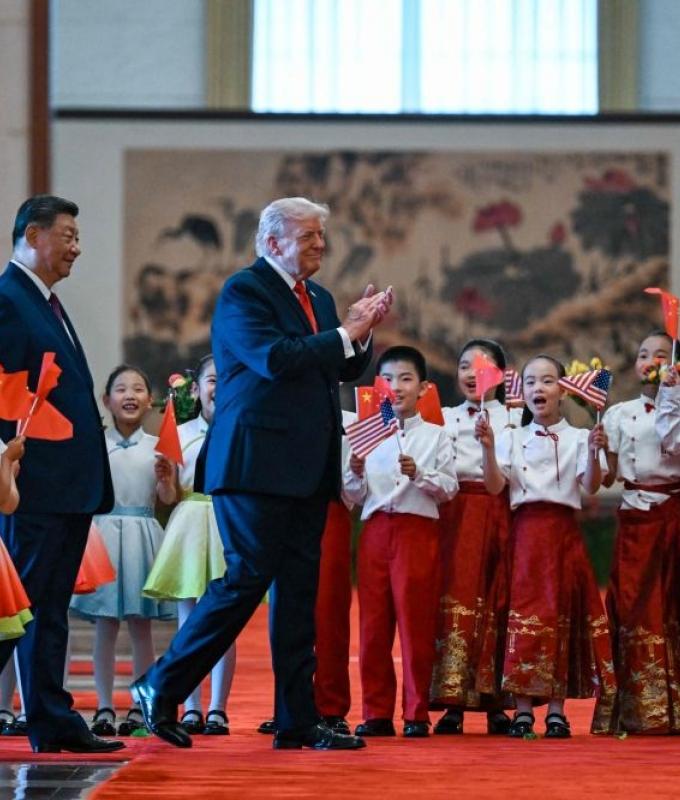 Xi, Trump strike upbeat tone as US-China talks begin in Beijing