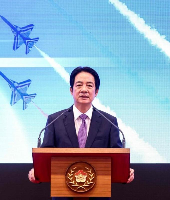 Taiwan president Lai says ‘foreign forces’ cannot decide island’s future