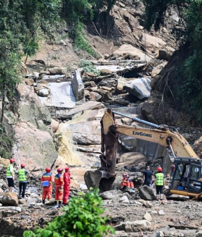 Torrential rain unleashes floods and landslides across Chongqing, leaving three dead and dozens missing