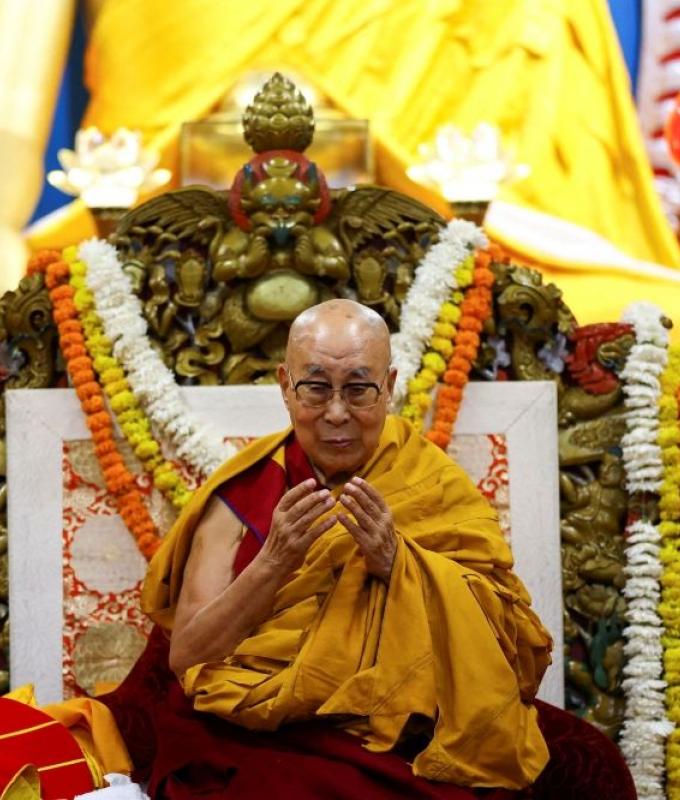 Dalai Lama attends swearing-in of Tibetan exile government leader in Dharamshala