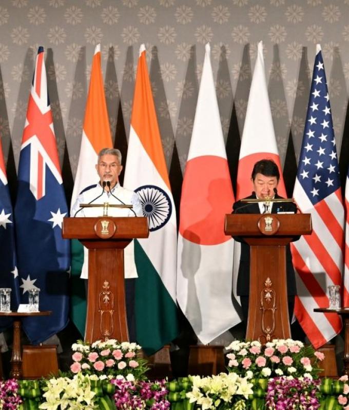 China warns against ‘forming cliques’ after ‘Quad’ raises alarm over South China Sea tensions