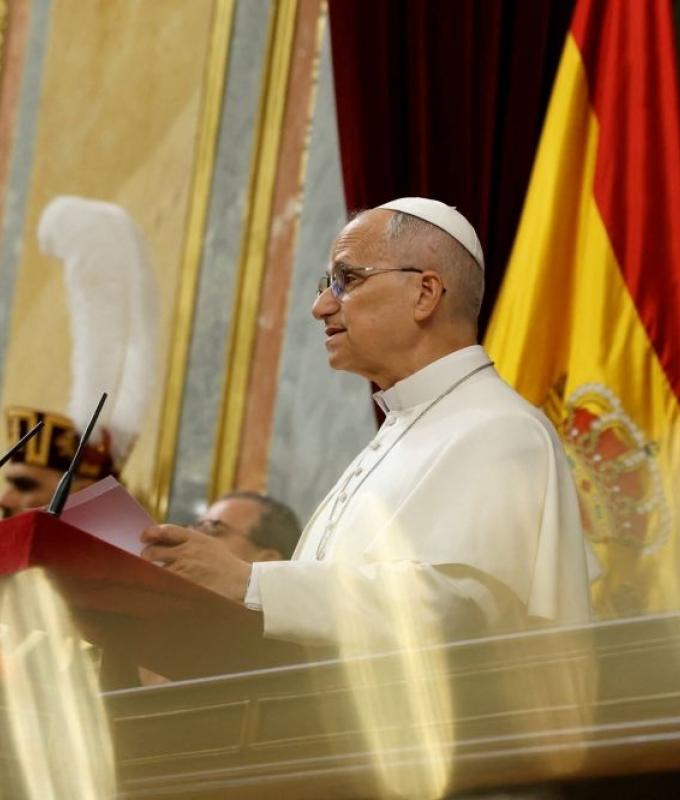 Pope Leo warns Spain’s parliament global conflicts are pushing world into ‘profound’ crisis