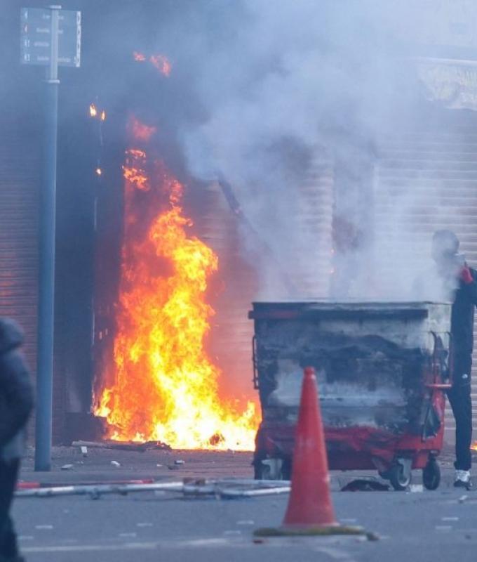 Belfast erupts in anti-immigration riots after refugee charged over stabbing attack