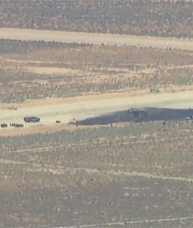 Routine test flight ends in catastrophe as B‑52 crashes at California air base, eight dead