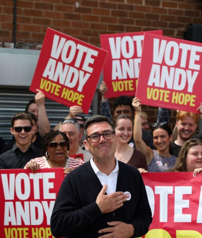 UK Labour’s Andy Burnham wins Makerfield seat, clearing path to challenge PM Starmer