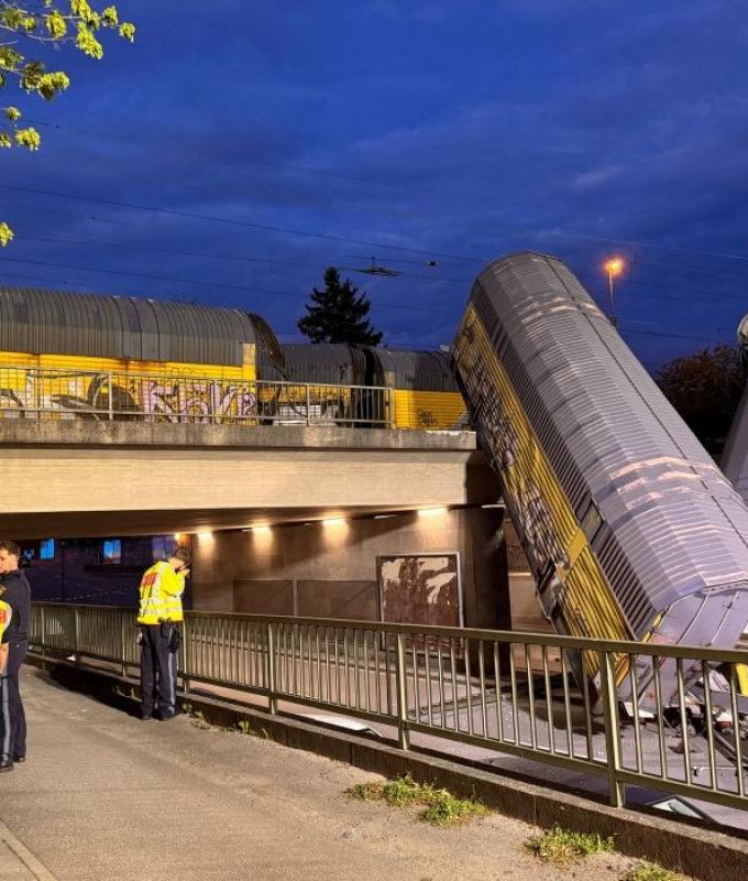 One dead after freight trains collide in Munich