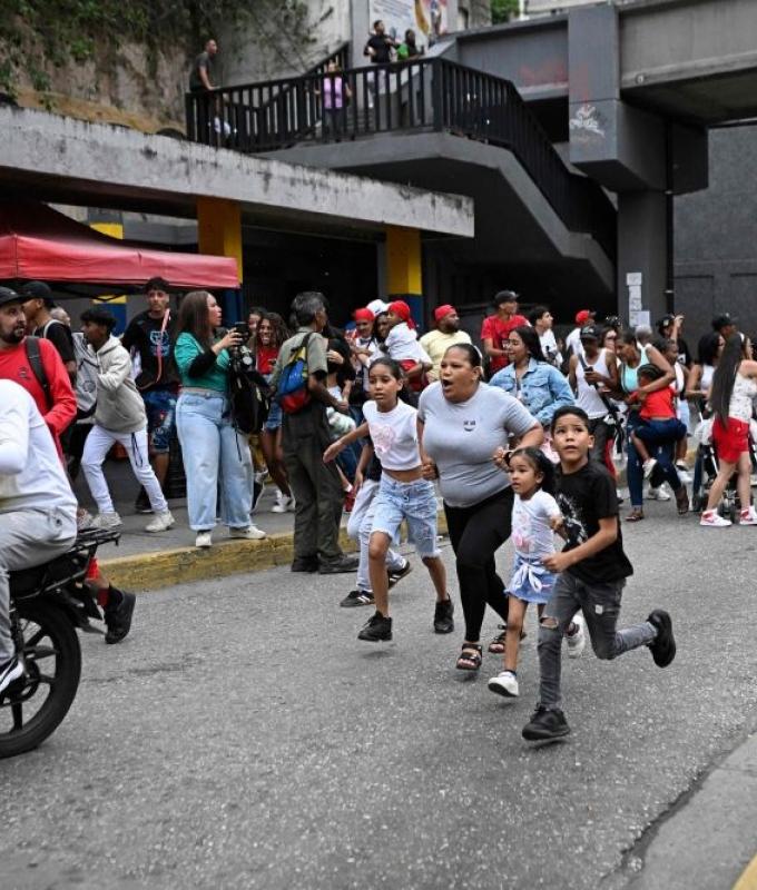 Twin powerful earthquakes rock Venezuela, sending panicked residents into the streets