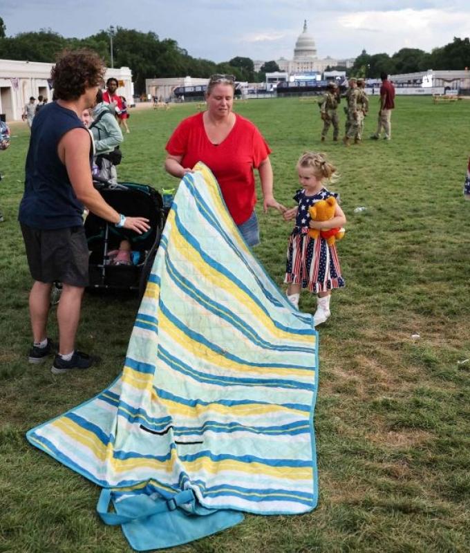 Temperatures rising: Severe weather disrupts Trump’s America 250 celebration